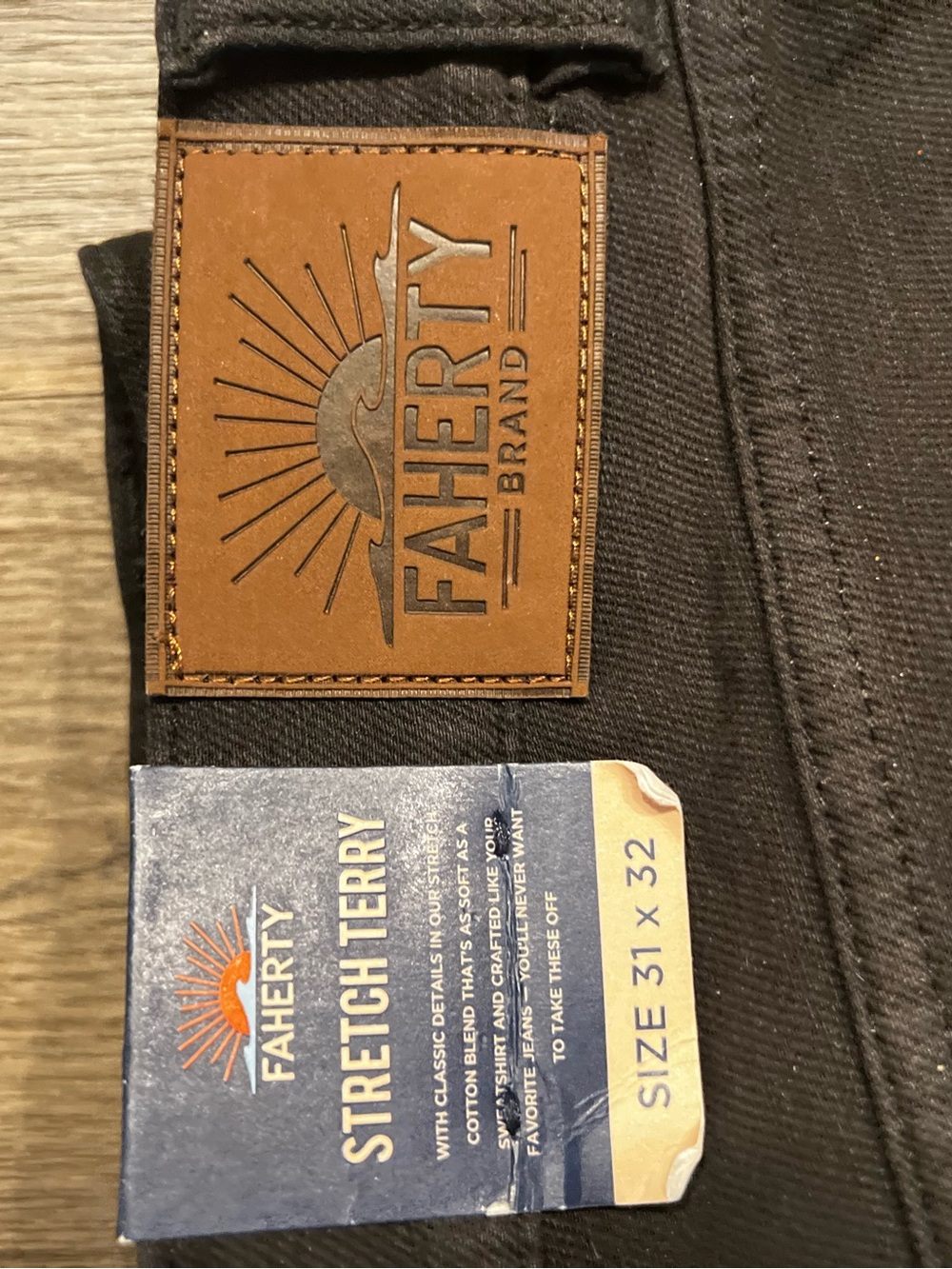 Faherty Men's Slim Jeans - Black